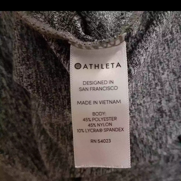 Athleta Vitamin Sea Heather Grey Full Zip Hoodie Jacket Size XXS - Picture 6 of 7